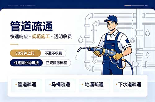 漳州管道疏通